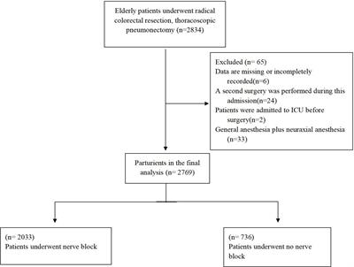 Effect of regional block technique on postoperative high-grade complications according to Clavien-Dindo classification in elderly patients with thoracic and abdominal cancer: a retrospective propensity score matching analysis